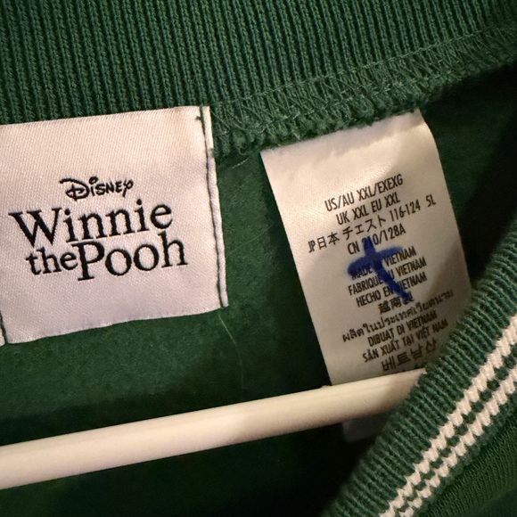 Disney Winnie the Pooh Green Sweatshirt - Picture 2 of 3